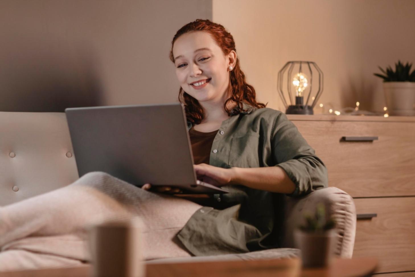 Person feeling confident about their financial future